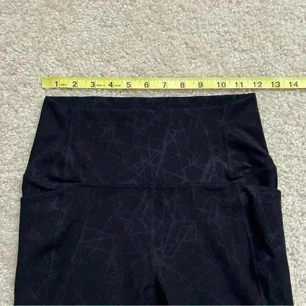 Spyder Active Performance High Rise Tight Fit Leggings Black Women’s Size Small